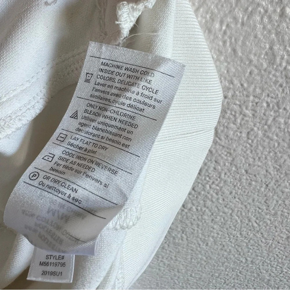 Vince Men's Leche Off White/Sail White Colorblock Full Zip Track Jacket - Picture 9 of 14